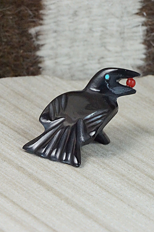 Crow Zuni Fetish Carving - Calvert Bowannie