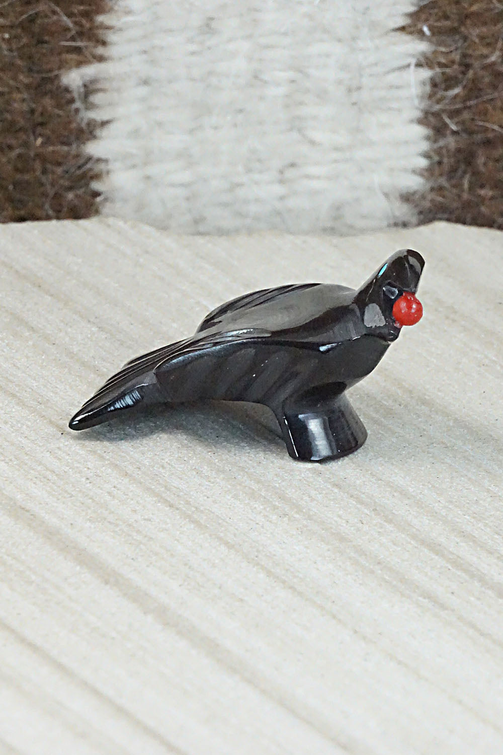 Crow Zuni Fetish Carving - Calvert Bowannie