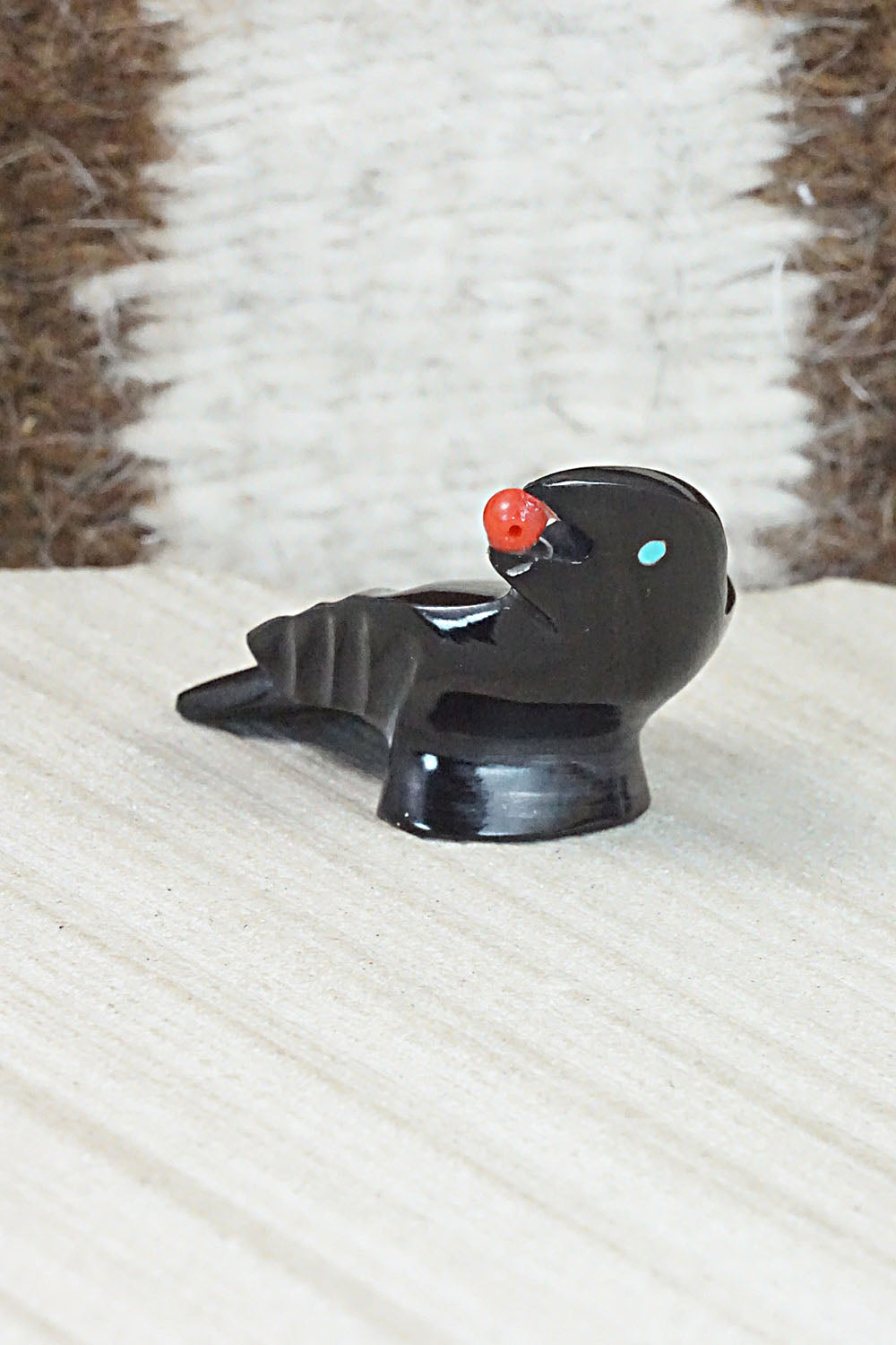 Crow Zuni Fetish Carving - Calvert Bowannie