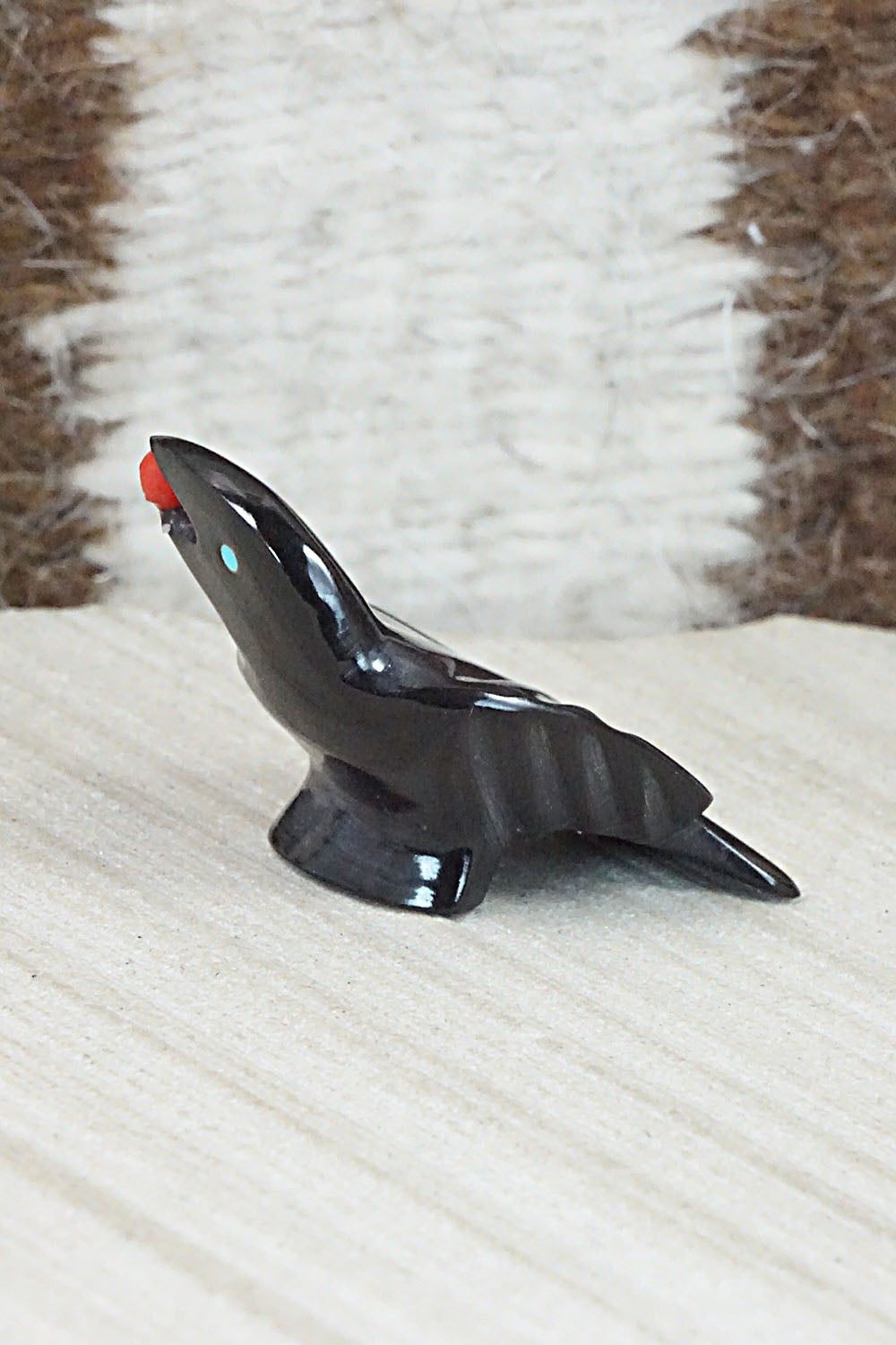 Crow Zuni Fetish Carving - Calvert Bowannie