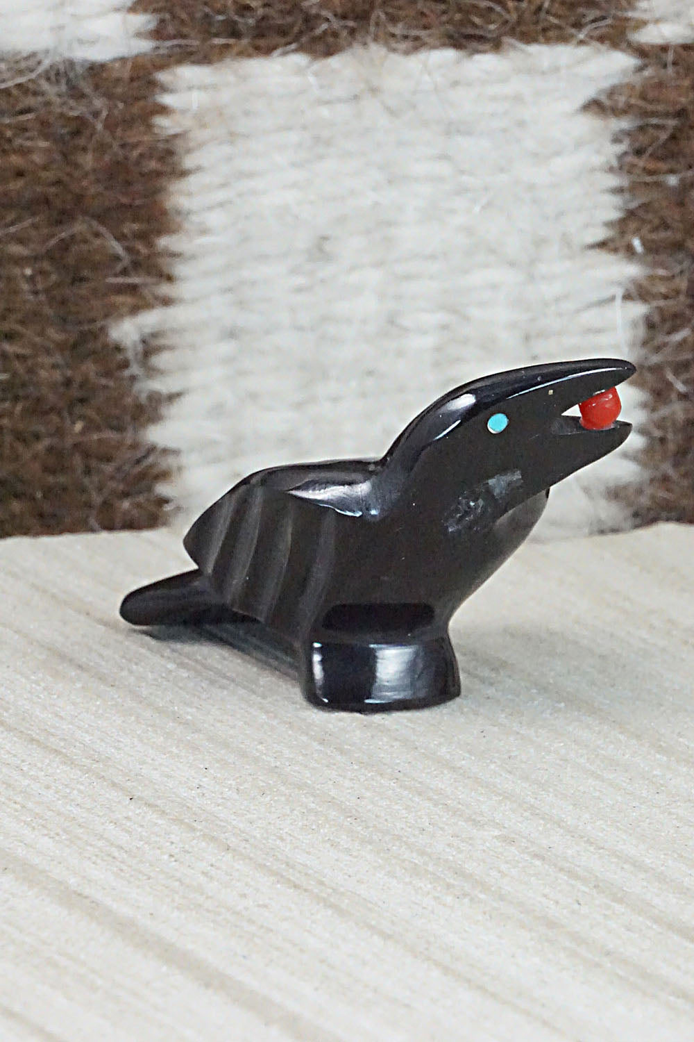 Crow Zuni Fetish Carving - Calvert Bowannie