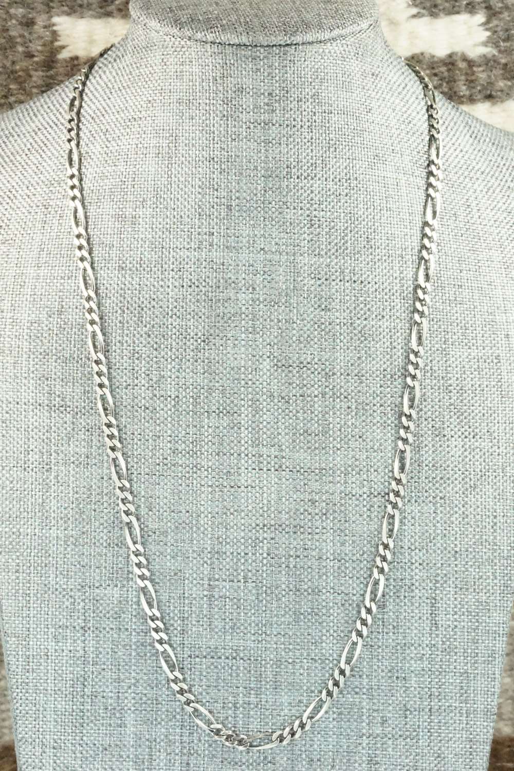 Sterling Silver Chain Necklace - Sterling Silver 22"