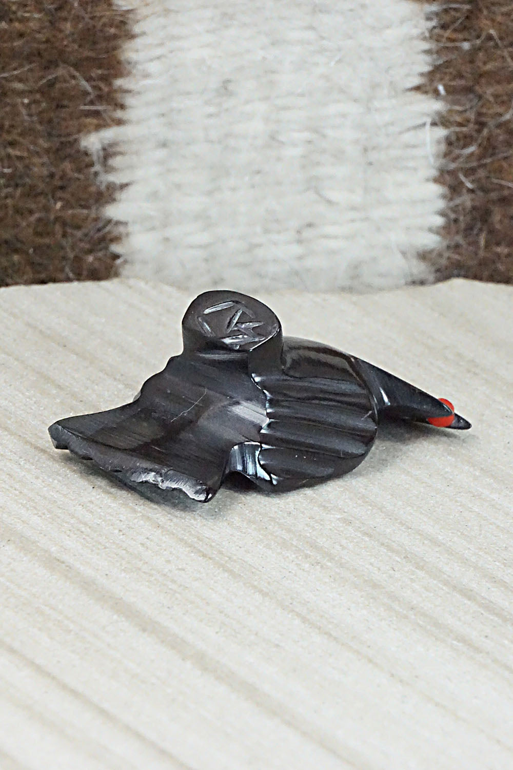 Crow Zuni Fetish Carving - Calvert Bowannie