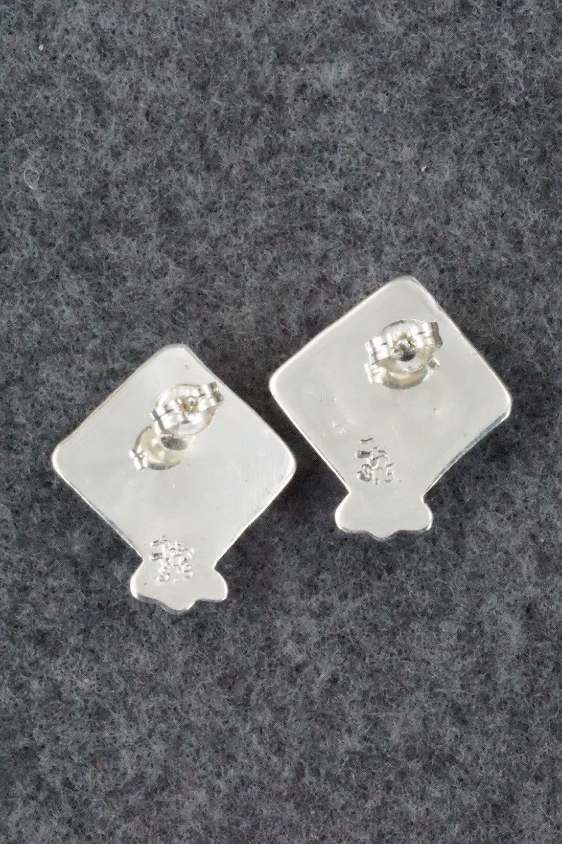 Turquoise & Sterling Silver Earrings - Sharon McCarthy