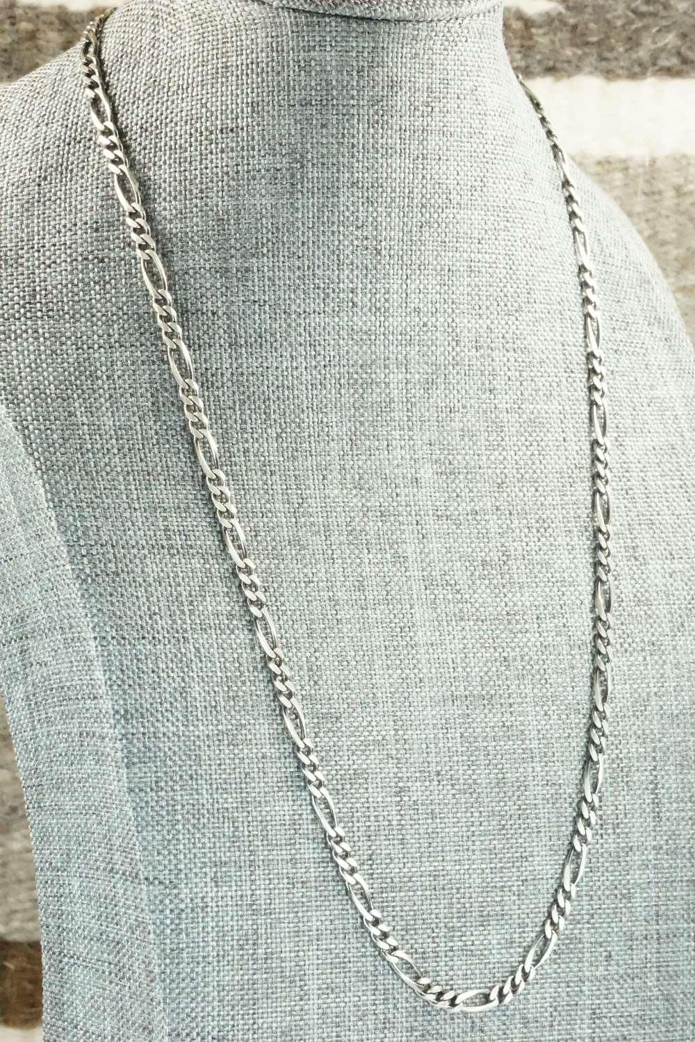 Sterling Silver Chain Necklace - Sterling Silver 22"