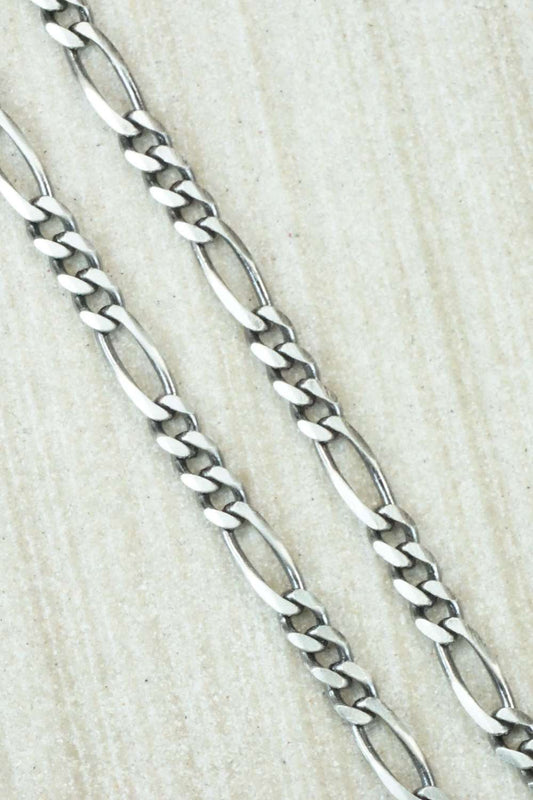 Sterling Silver Chain Necklace - Sterling Silver 22"