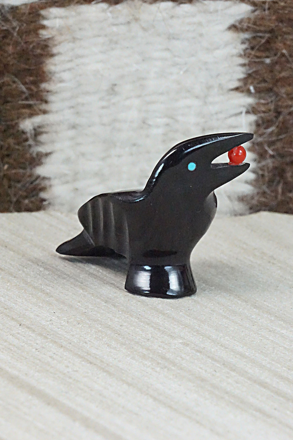 Crow Zuni Fetish Carving - Calvert Bowannie