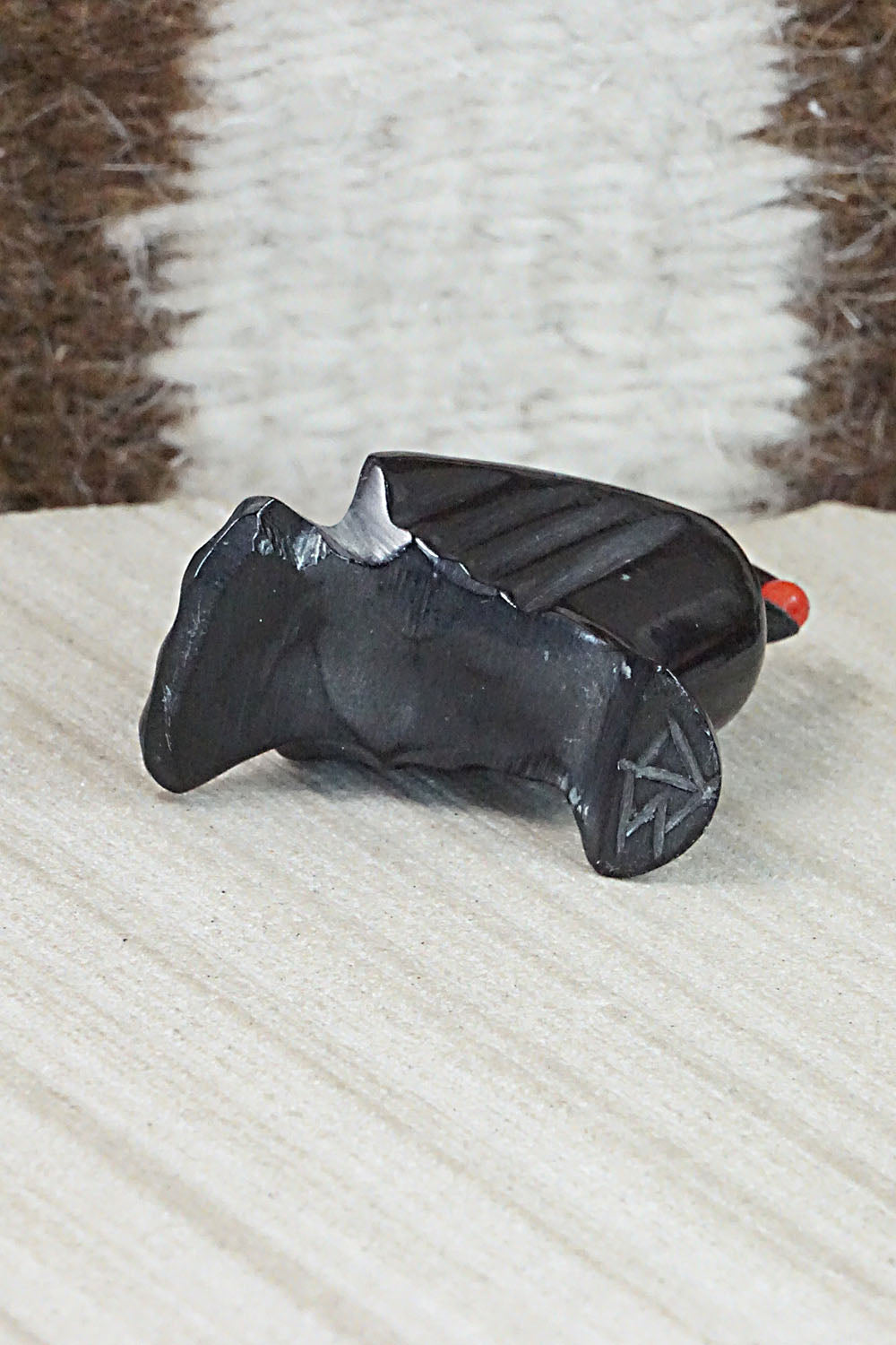 Crow Zuni Fetish Carving - Calvert Bowannie