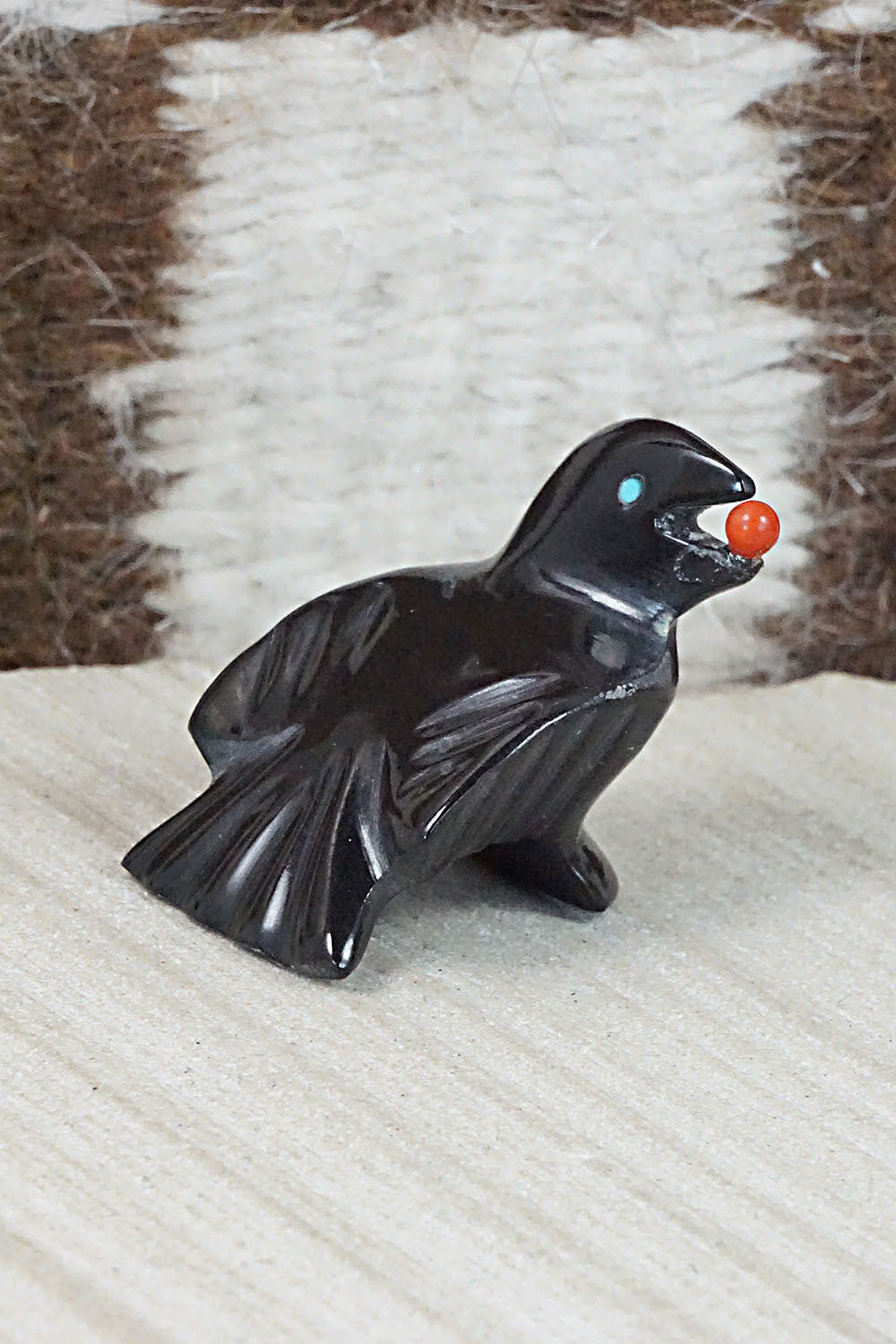 Crow Zuni Fetish Carving - Calvert Bowannie