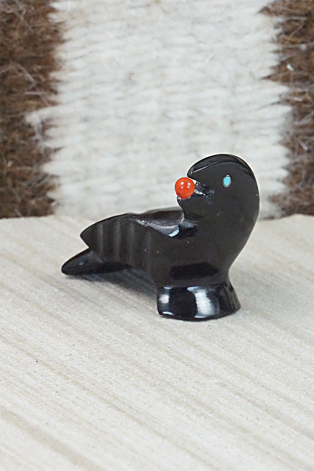 Crow Zuni Fetish Carving - Calvert Bowannie