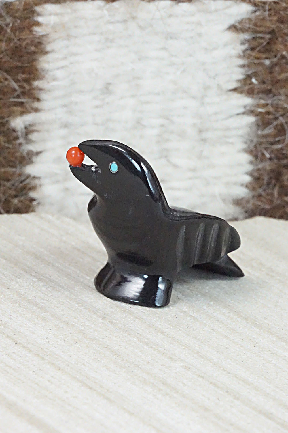 Crow Zuni Fetish Carving - Calvert Bowannie