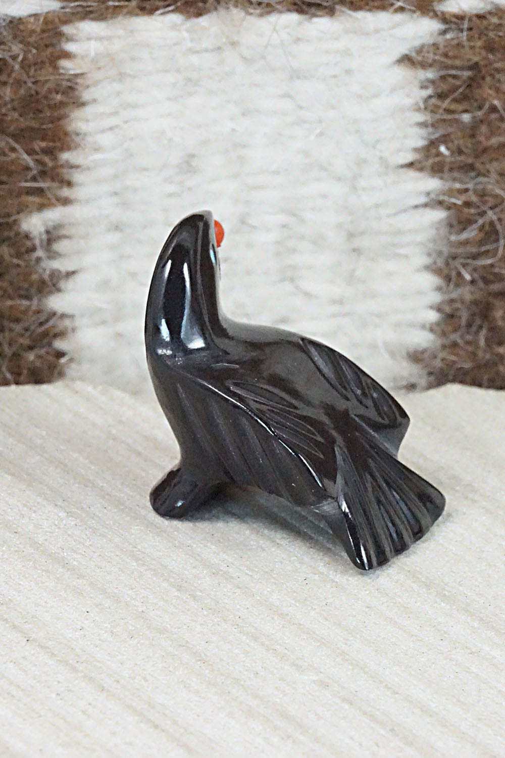 Crow Zuni Fetish Carving - Calvert Bowannie