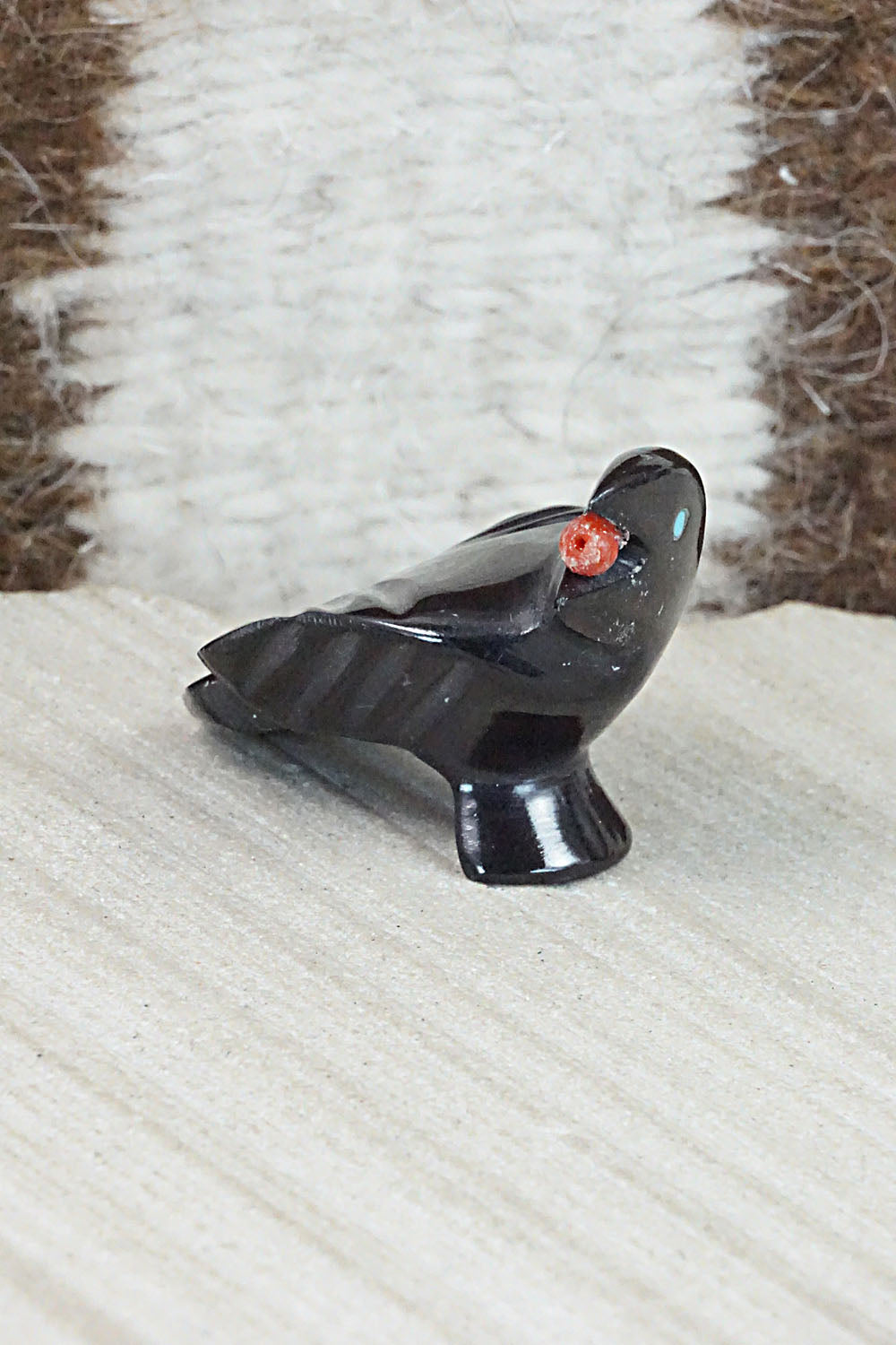 Crow Zuni Fetish Carving - Calvert Bowannie