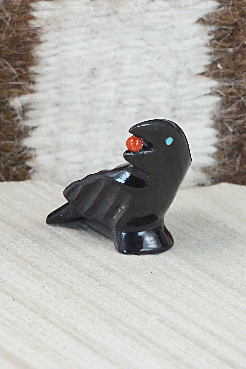 Crow Zuni Fetish Carving - Calvert Bowannie