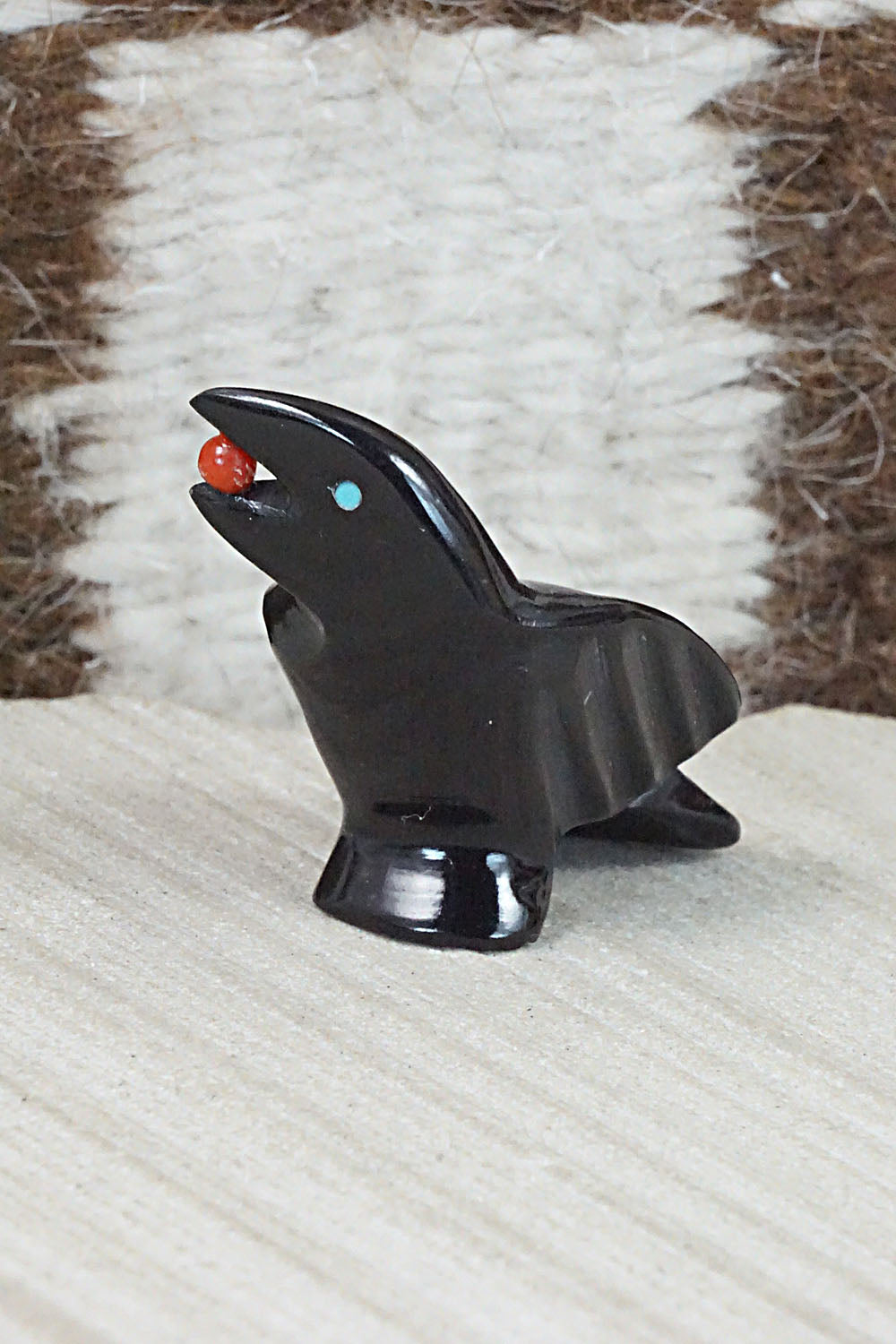 Crow Zuni Fetish Carving - Calvert Bowannie