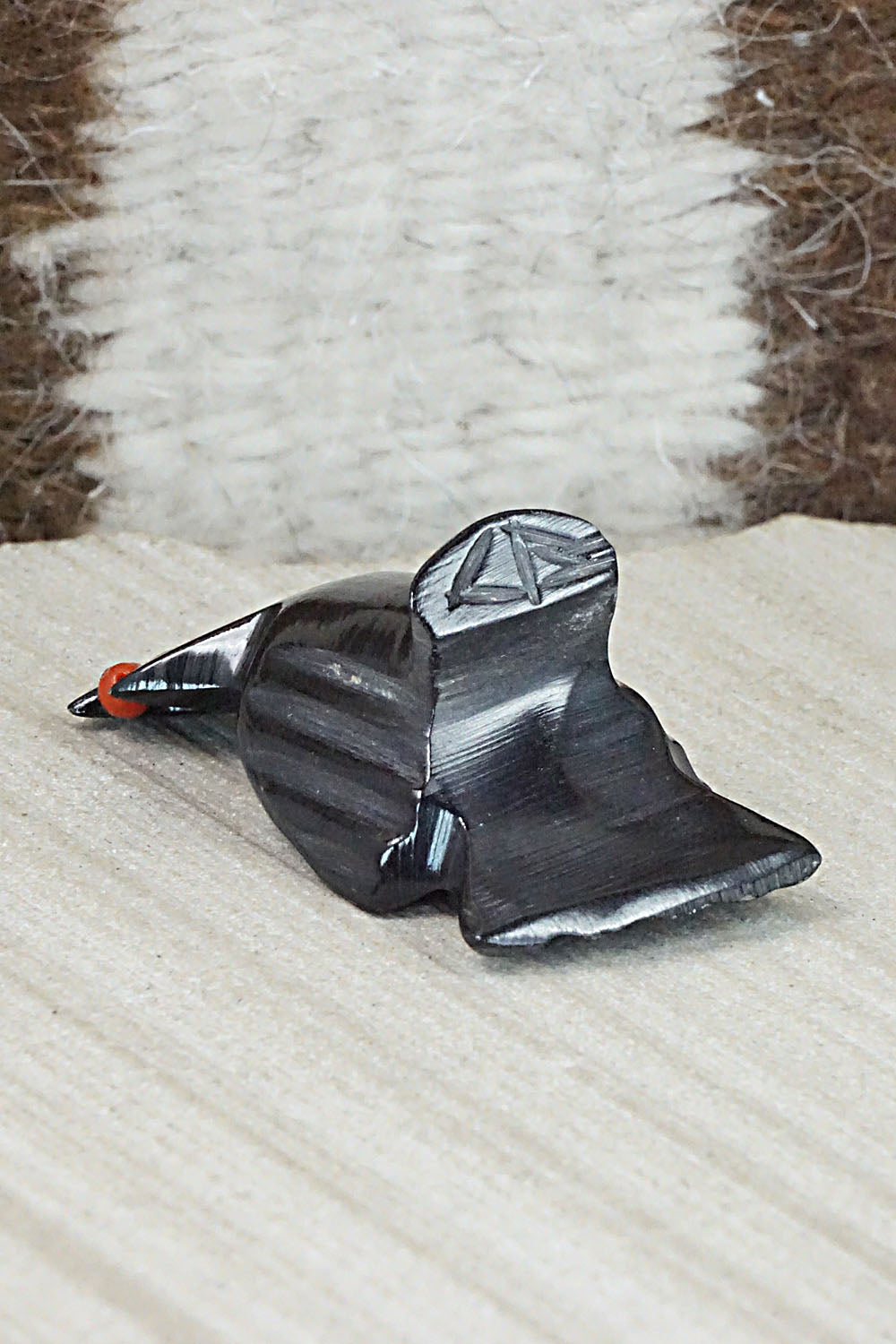Crow Zuni Fetish Carving - Calvert Bowannie