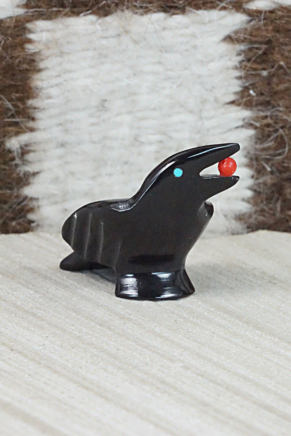 Crow Zuni Fetish Carving - Calvert Bowannie