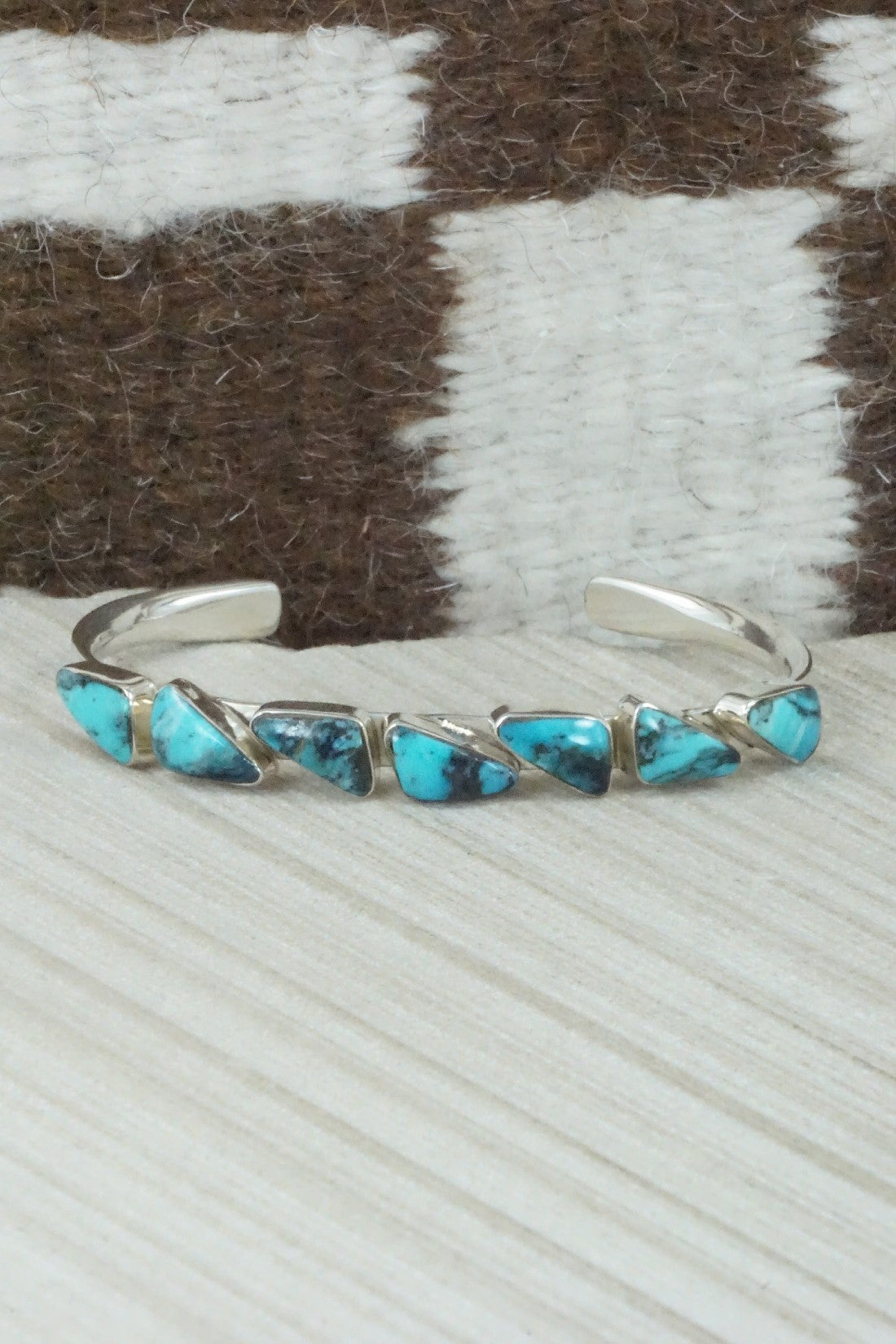 Turquoise & Sterling Silver Bracelet - Sadie Jim