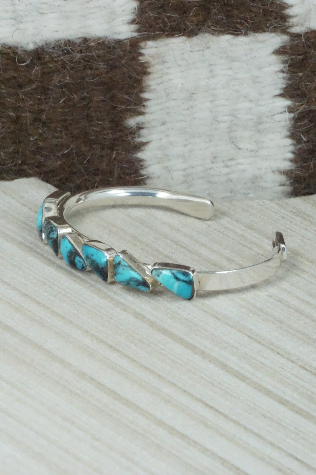 Turquoise & Sterling Silver Bracelet - Sadie Jim