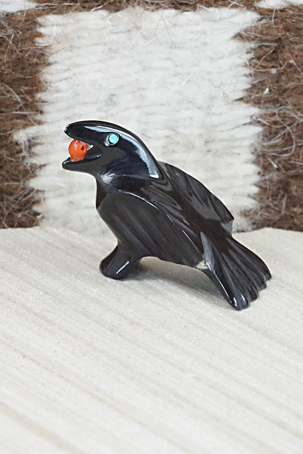 Crow Zuni Fetish Carving - Calvert Bowannie