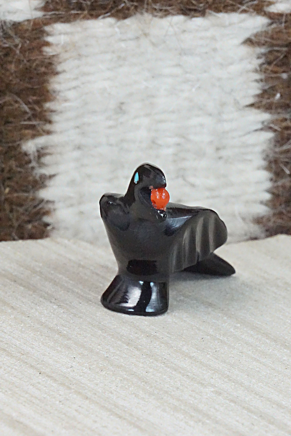 Crow Zuni Fetish Carving - Calvert Bowannie
