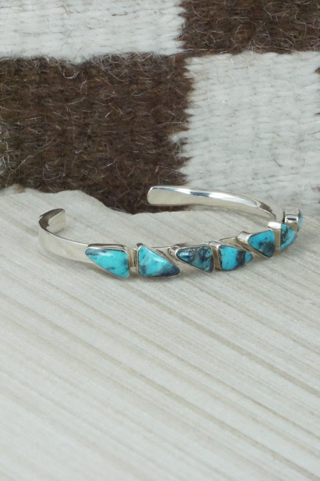 Turquoise & Sterling Silver Bracelet - Sadie Jim