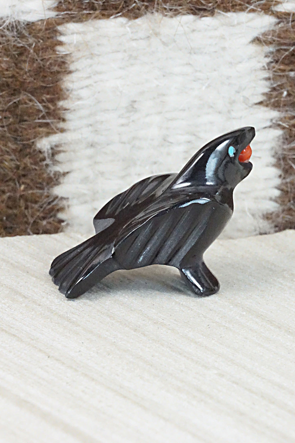 Crow Zuni Fetish Carving - Calvert Bowannie