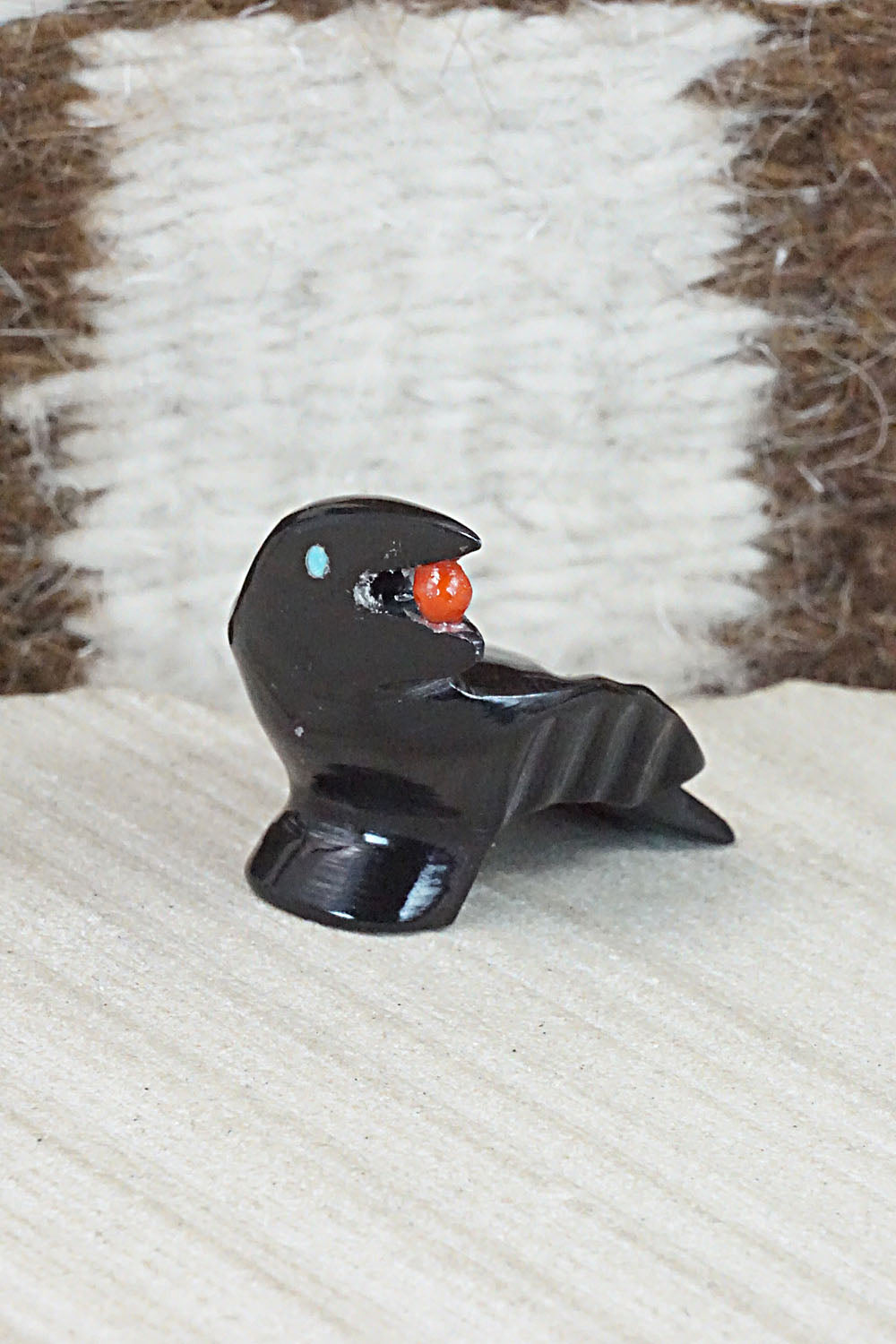 Crow Zuni Fetish Carving - Calvert Bowannie