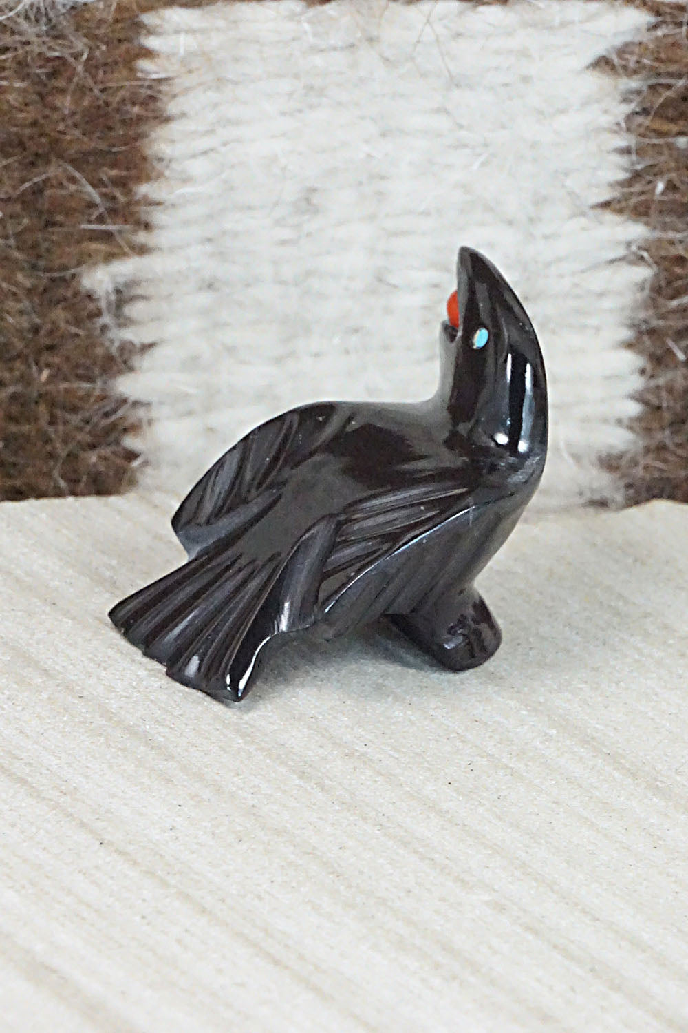 Crow Zuni Fetish Carving - Calvert Bowannie