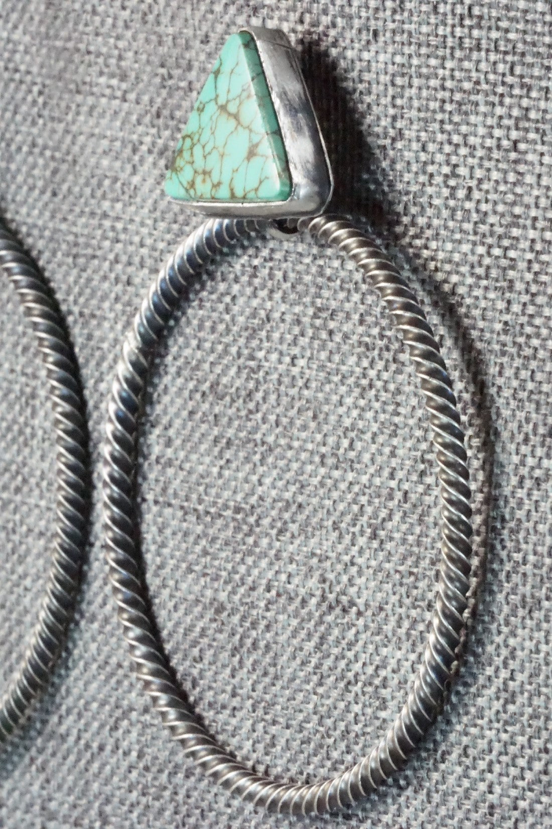 Turquoise & Sterling Silver Earrings - Verley Betone