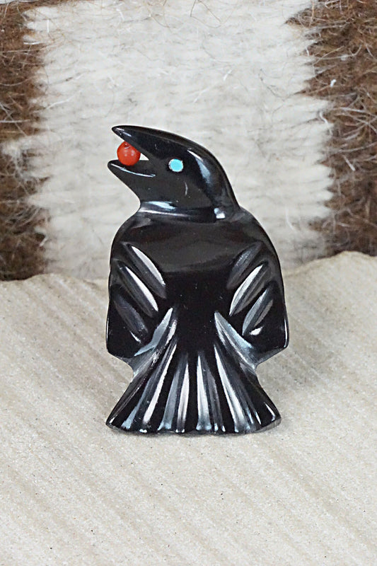 Crow Zuni Fetish Carving - Calvert Bowannie