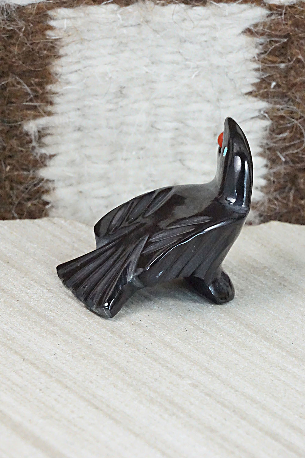 Crow Zuni Fetish Carving - Calvert Bowannie