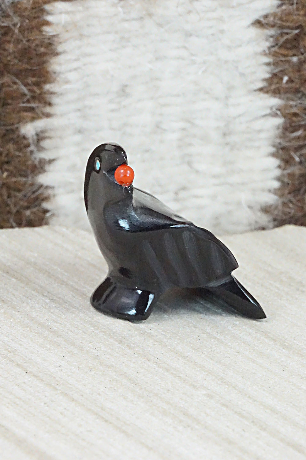 Crow Zuni Fetish Carving - Calvert Bowannie