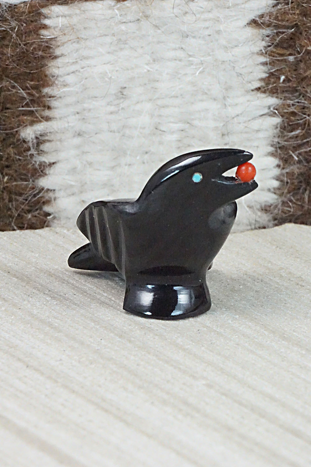Crow Zuni Fetish Carving - Calvert Bowannie