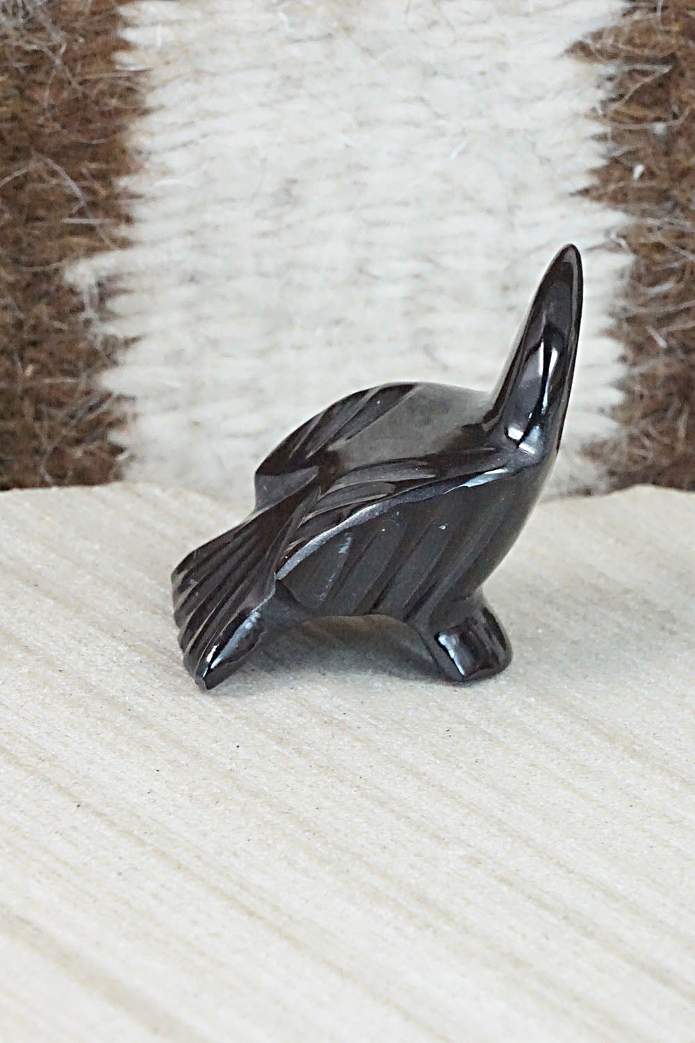 Crow Zuni Fetish Carving - Calvert Bowannie
