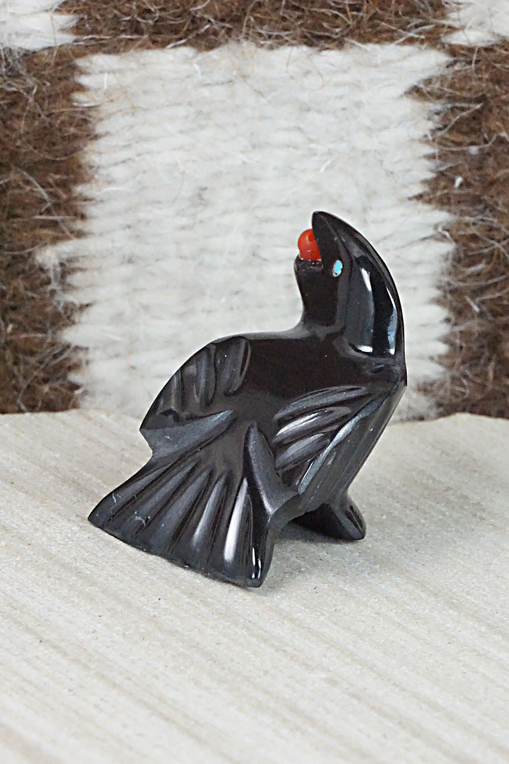Crow Zuni Fetish Carving - Calvert Bowannie