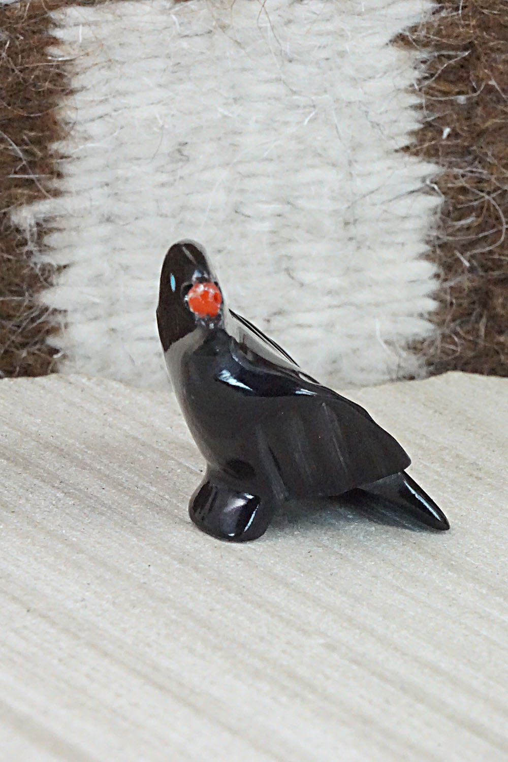 Crow Zuni Fetish Carving - Calvert Bowannie
