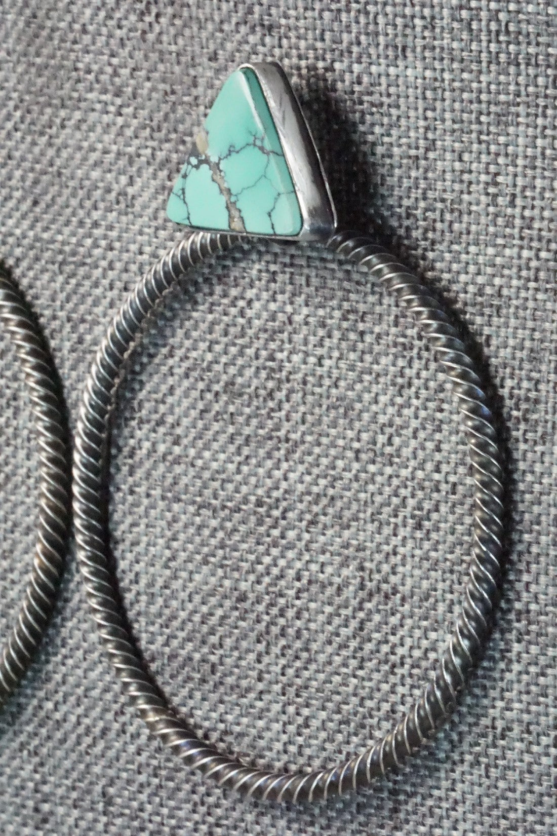 Turquoise & Sterling Silver Earrings - Verley Betone