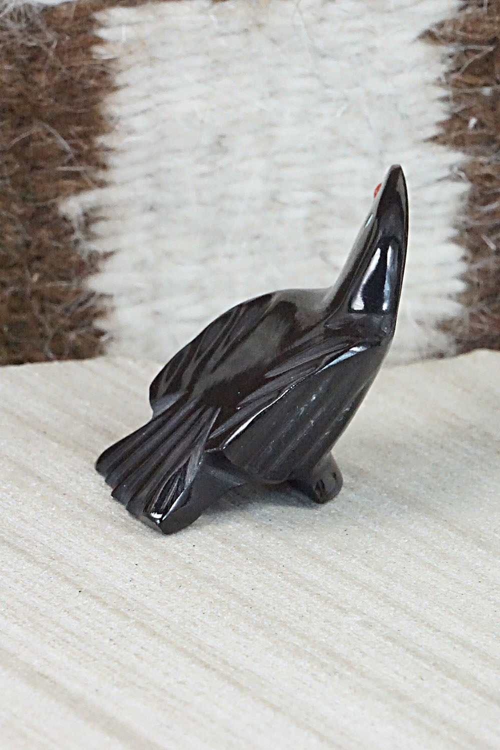 Crow Zuni Fetish Carving - Calvert Bowannie