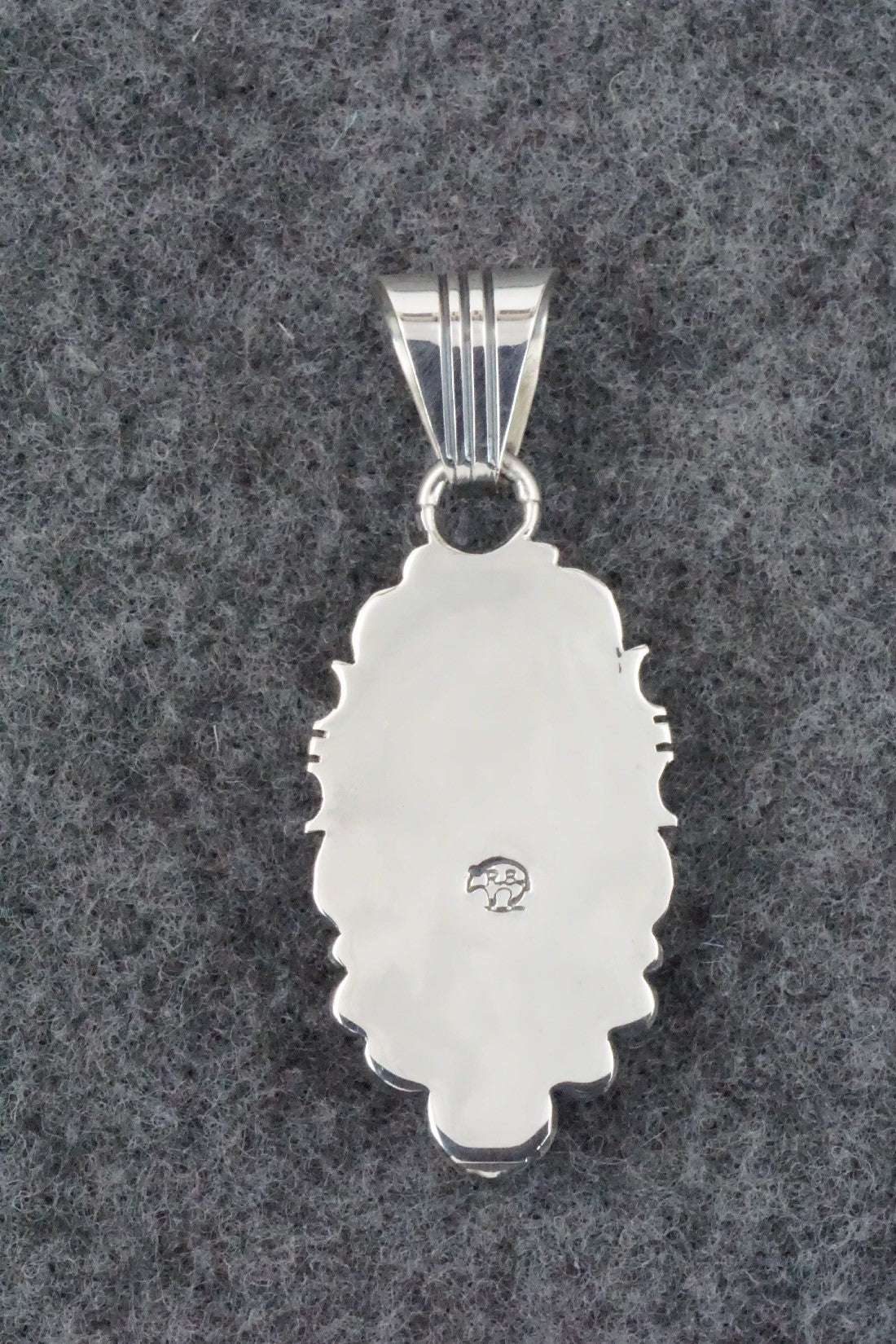 Turquoise and Sterling Silver Pendant - Daniel Benally