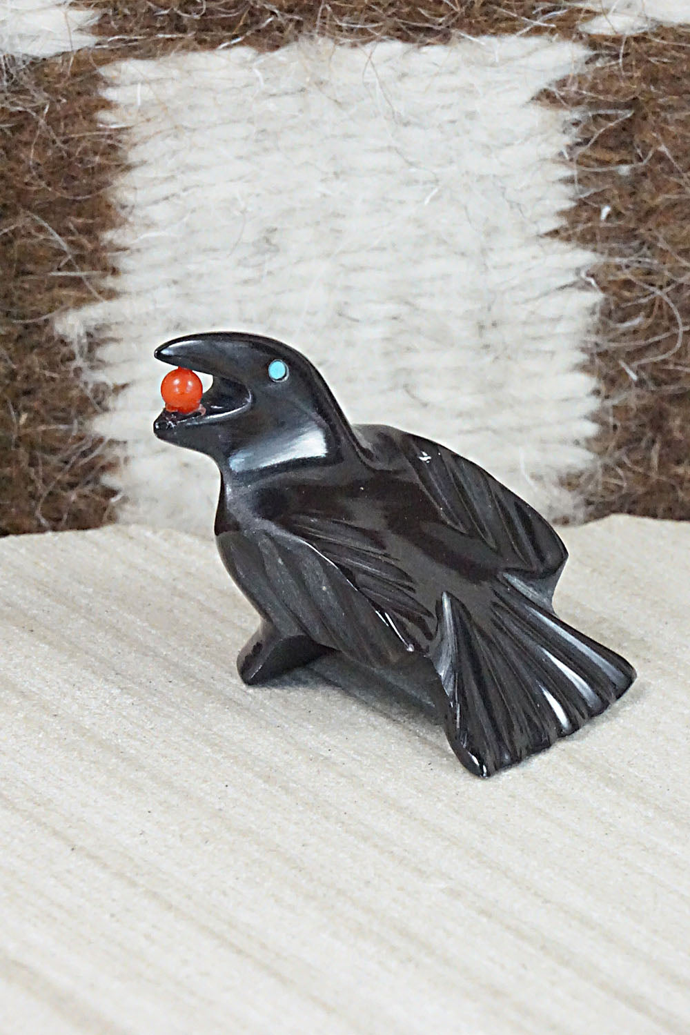 Crow Zuni Fetish Carving - Calvert Bowannie