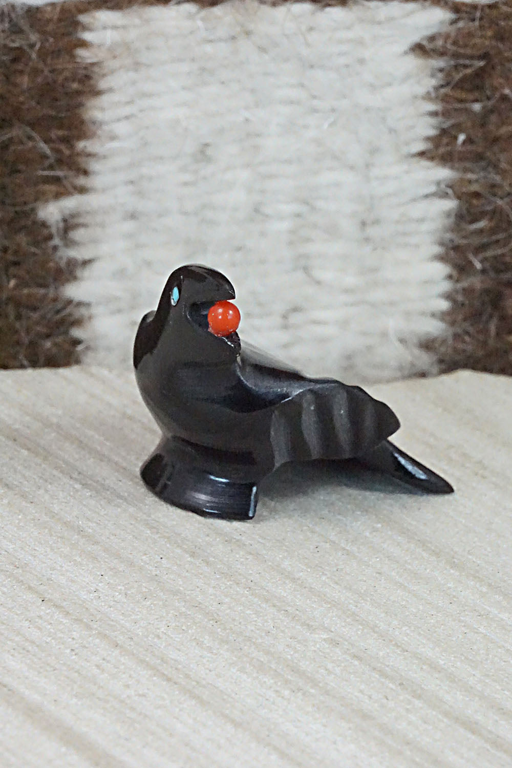 Crow Zuni Fetish Carving - Calvert Bowannie
