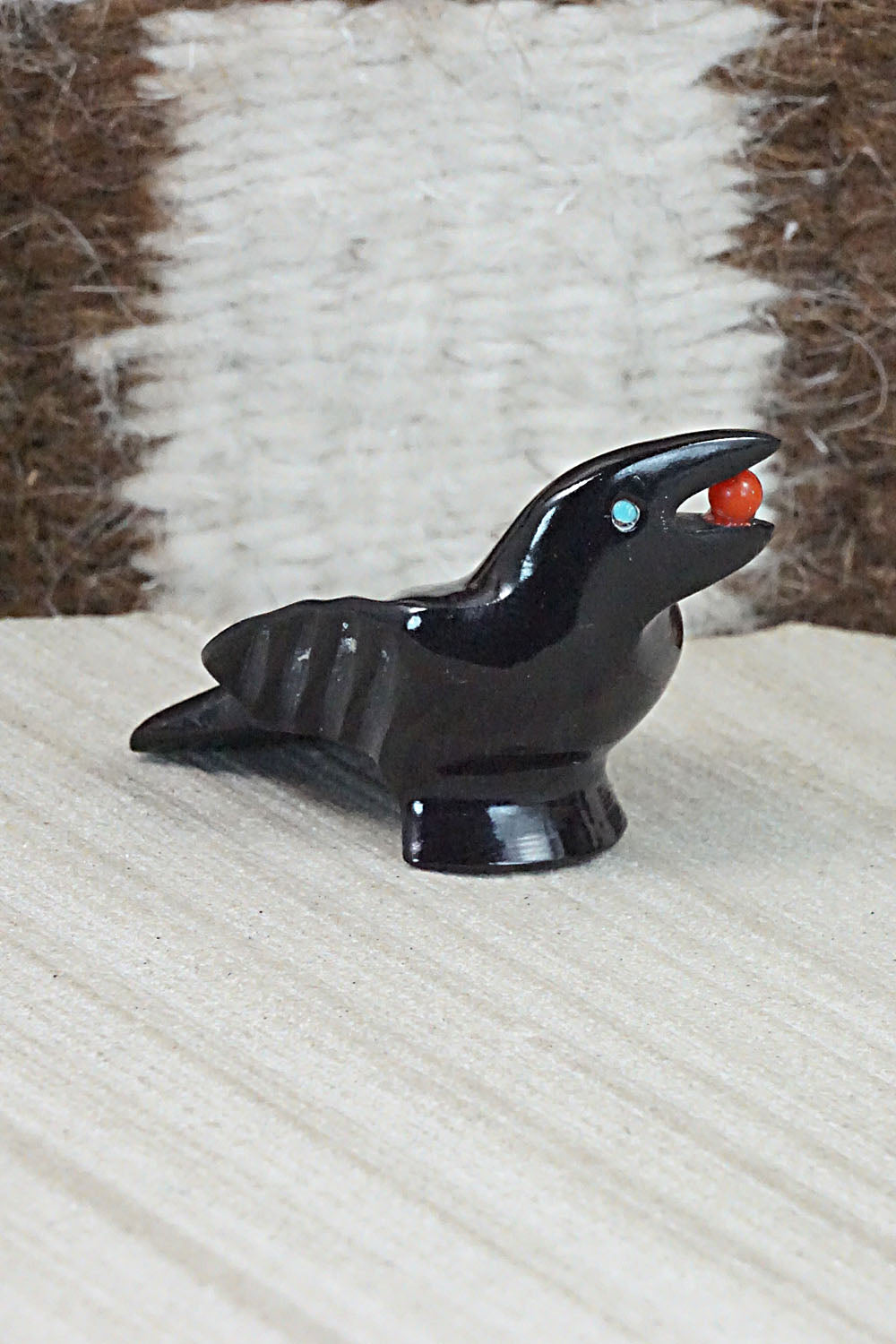Crow Zuni Fetish Carving - Calvert Bowannie