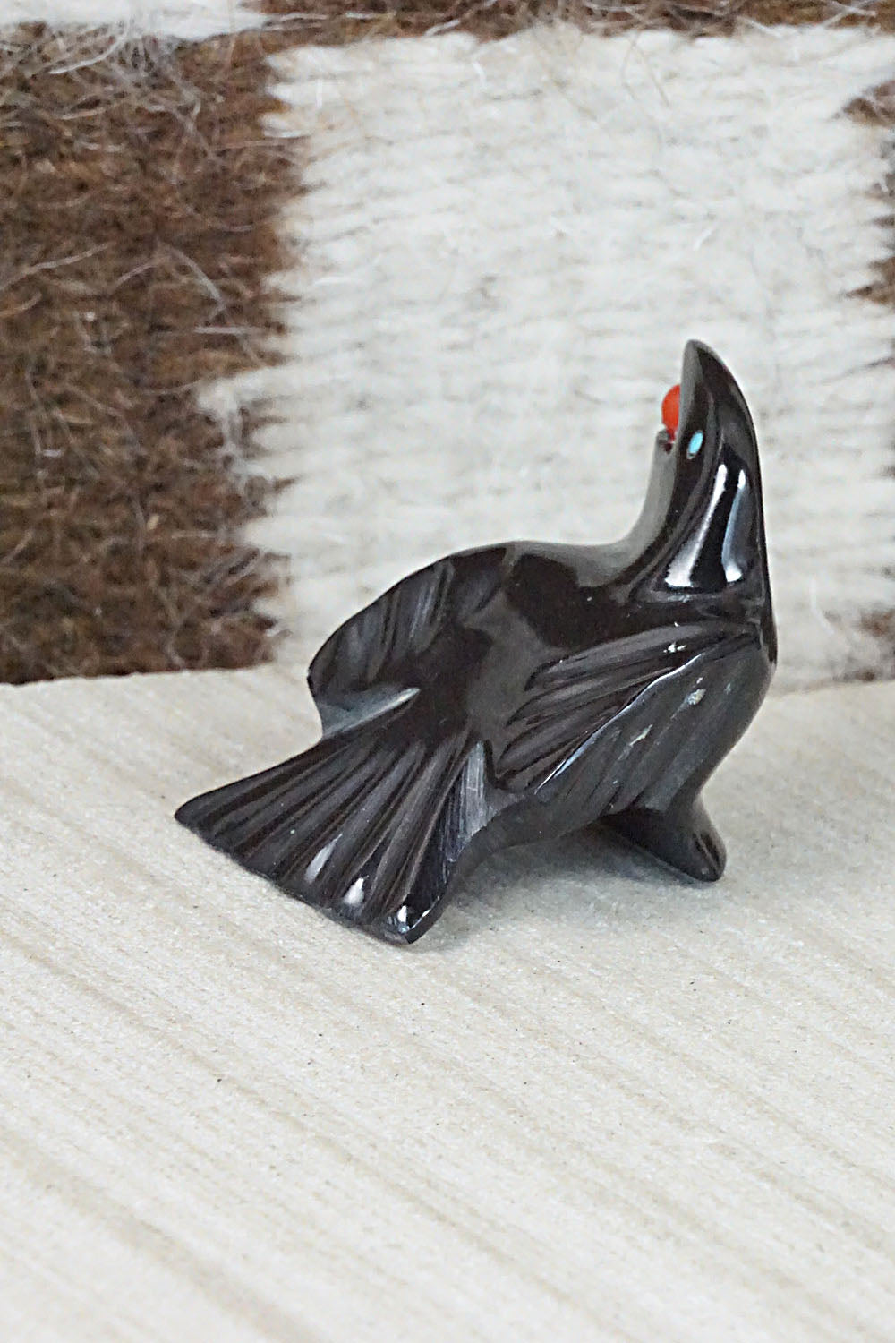 Crow Zuni Fetish Carving - Calvert Bowannie