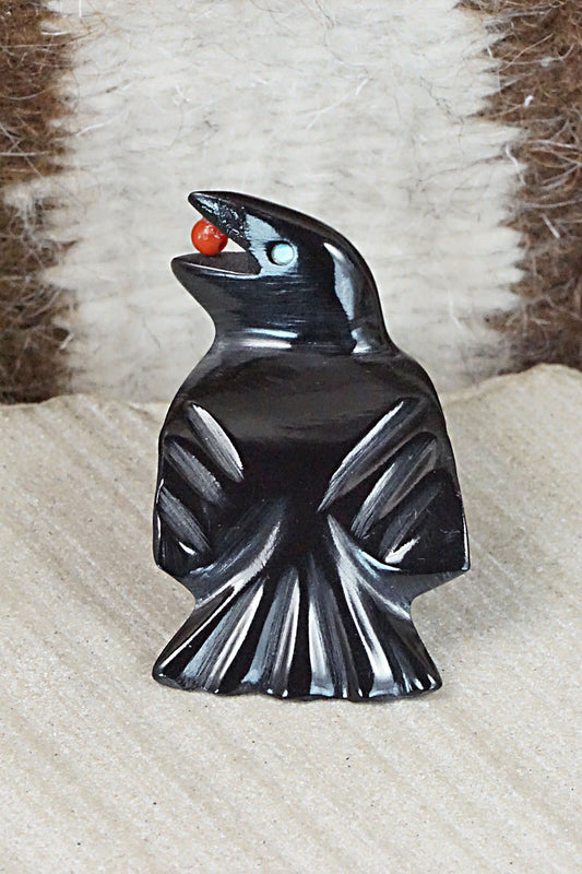 Crow Zuni Fetish Carving - Calvert Bowannie