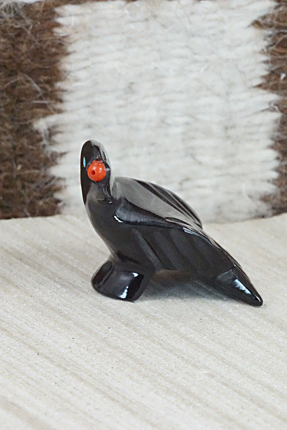 Crow Zuni Fetish Carving - Calvert Bowannie