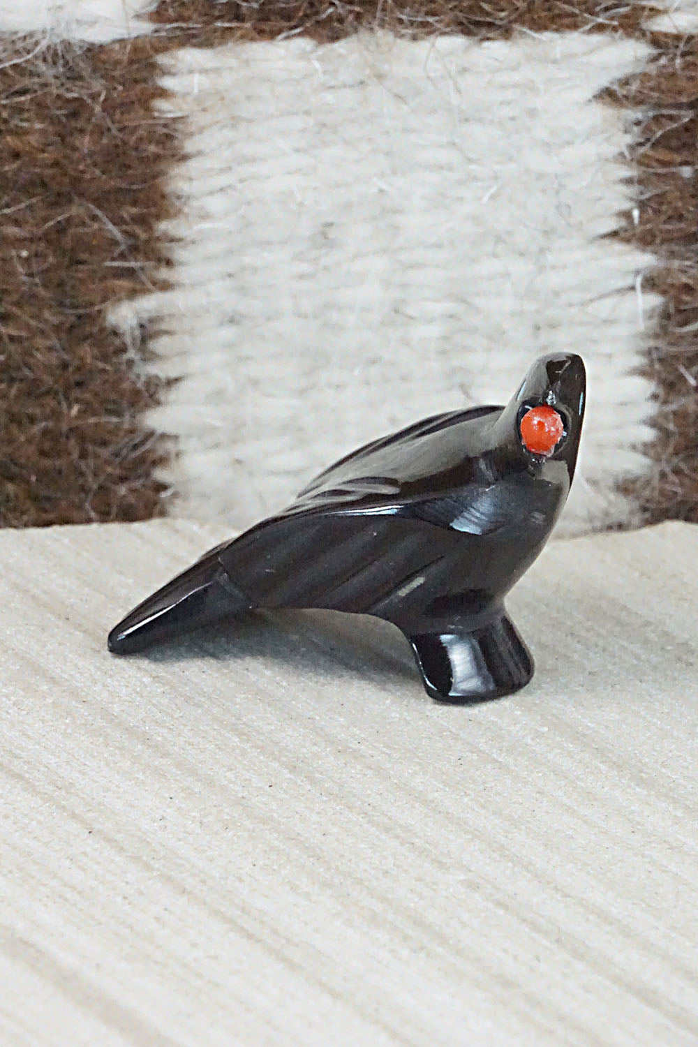 Crow Zuni Fetish Carving - Calvert Bowannie