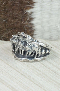 Sterling Silver Ring - Genevieve Francisco - Size 11.5