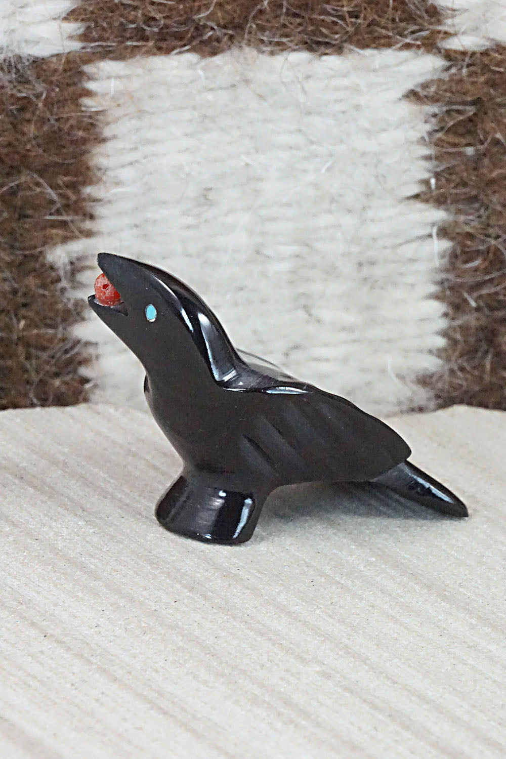 Crow Zuni Fetish Carving - Calvert Bowannie