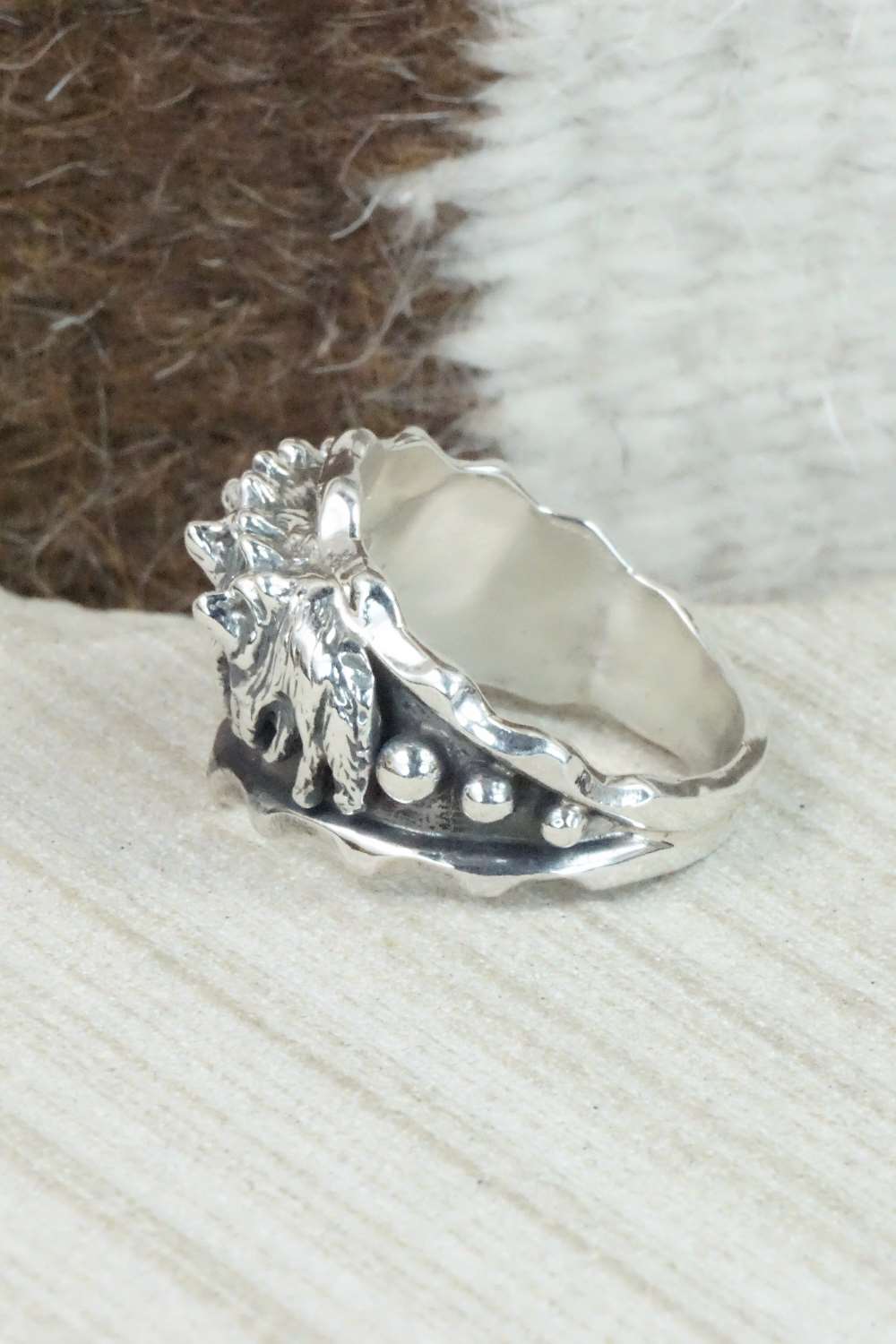 Sterling Silver Ring - Genevieve Francisco - Size 14.5